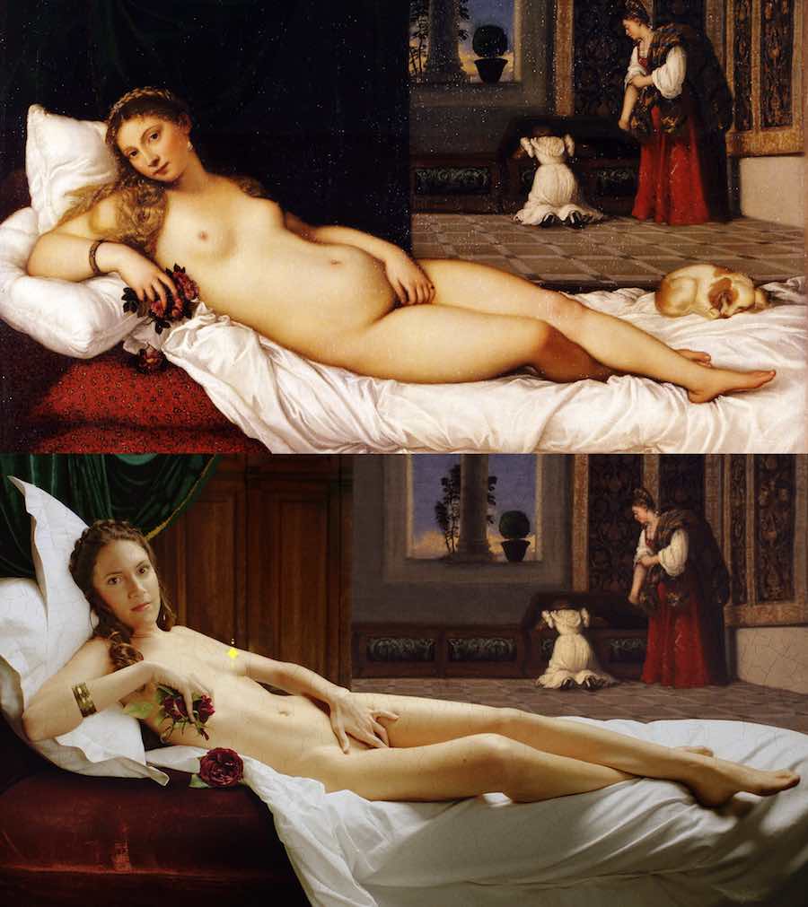Classic Nudes, una delle opere presenti sul sito 
