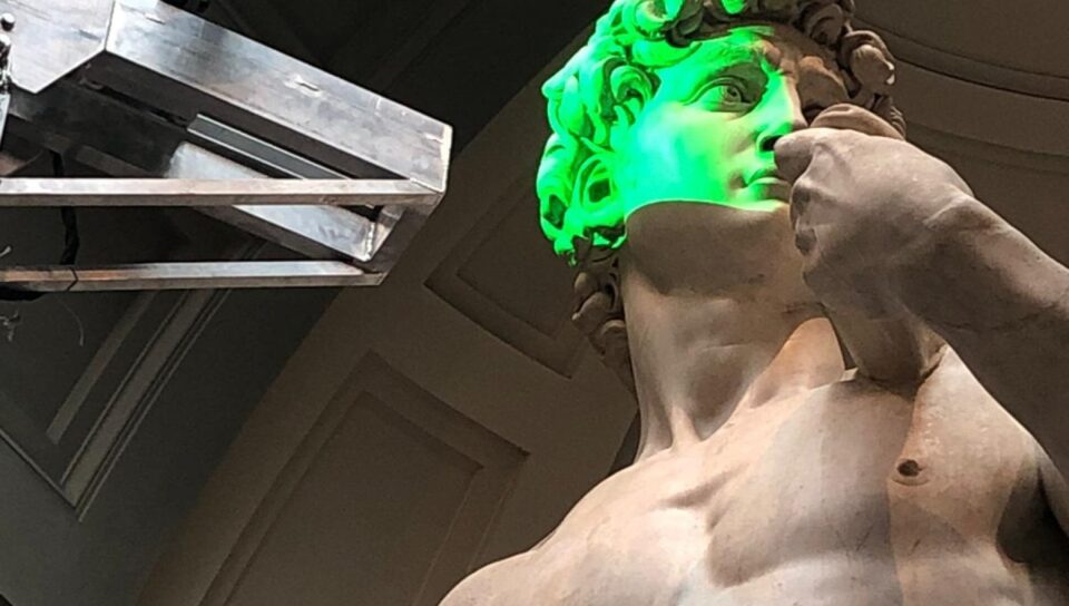 scansione in 3D del David di Michelangelo - Expo di Dubai 2020