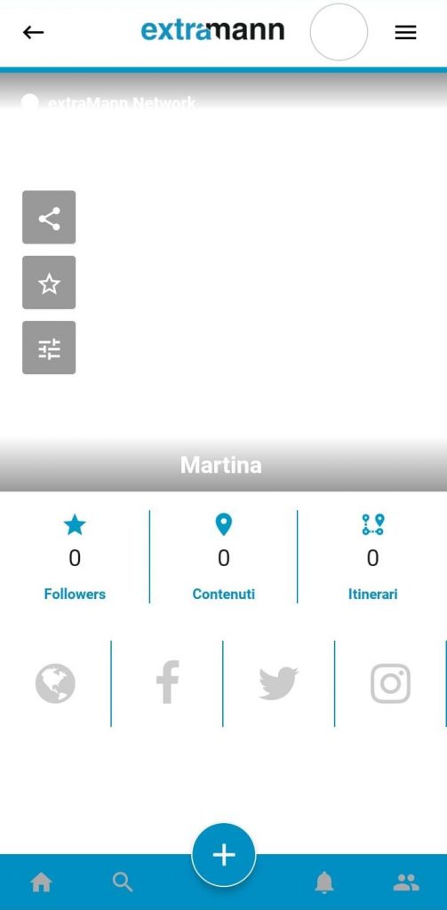 Profilo utente- app ExtraMANN