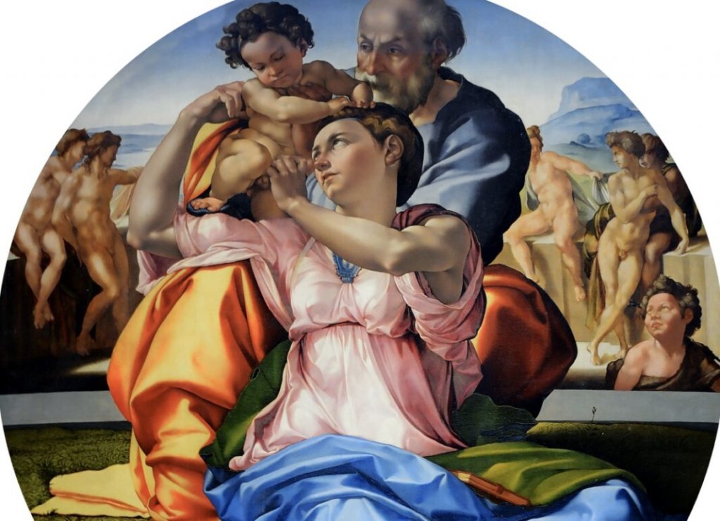 "Tondo Doni", Michelangelo (Uffizi)