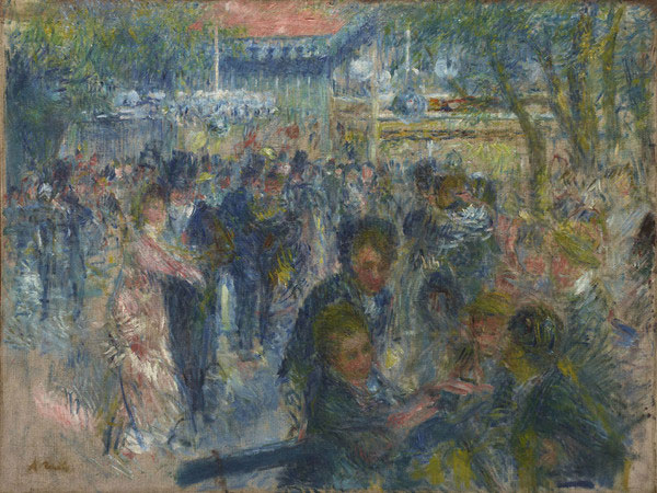 Pierre-Auguste Renoir, Studio per Le Moulin de la Galette, 1875-1876, Renoir a Rovigo
