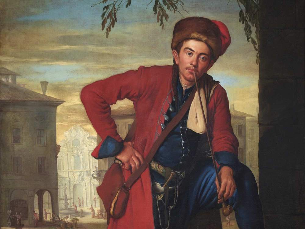 Ceruti 1736 ca "Fumatore" conservato a Roma a Palazzo Barberini