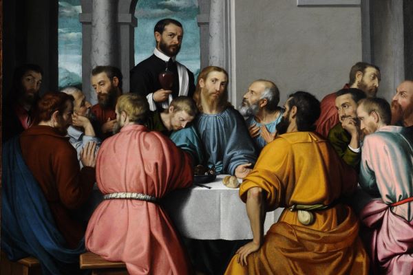 Giovan Battista Moroni, Ultima cena, 1566-69