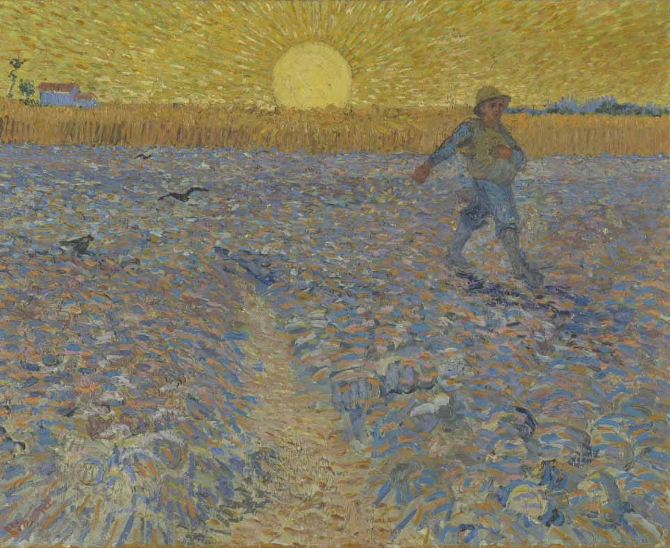 Vincent van Gogh, Il seminatore, Arles, giugno 1888
Olio su tela, 64,2x80,3 cm
Kröller-Müller Museum, Otterlo, Olanda