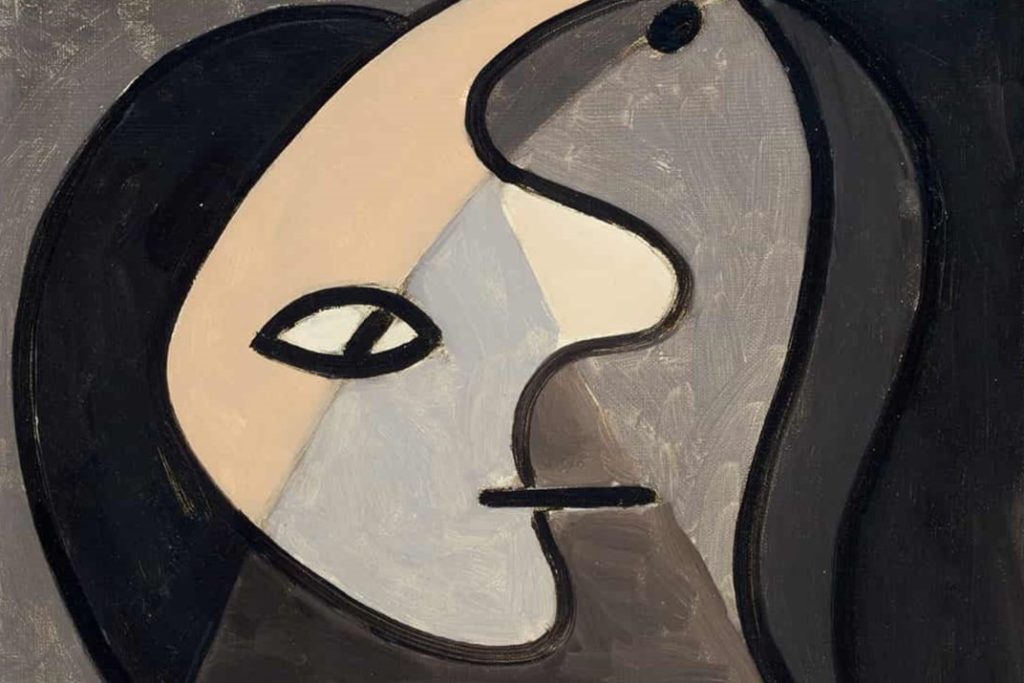 Pablo PicassoTesta di donna – Tête de femme 1926, olio su tela, Collezione privata