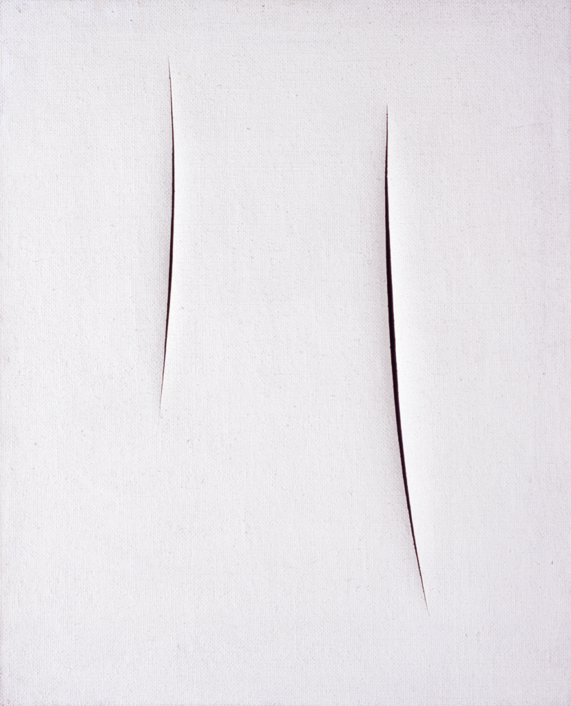 Lucio Fontana, Concetto spaziale, Attese, 1959 
Mart - Museo di Arte Contemporanea - Deposito Collezione privata, Trento-Rovereto