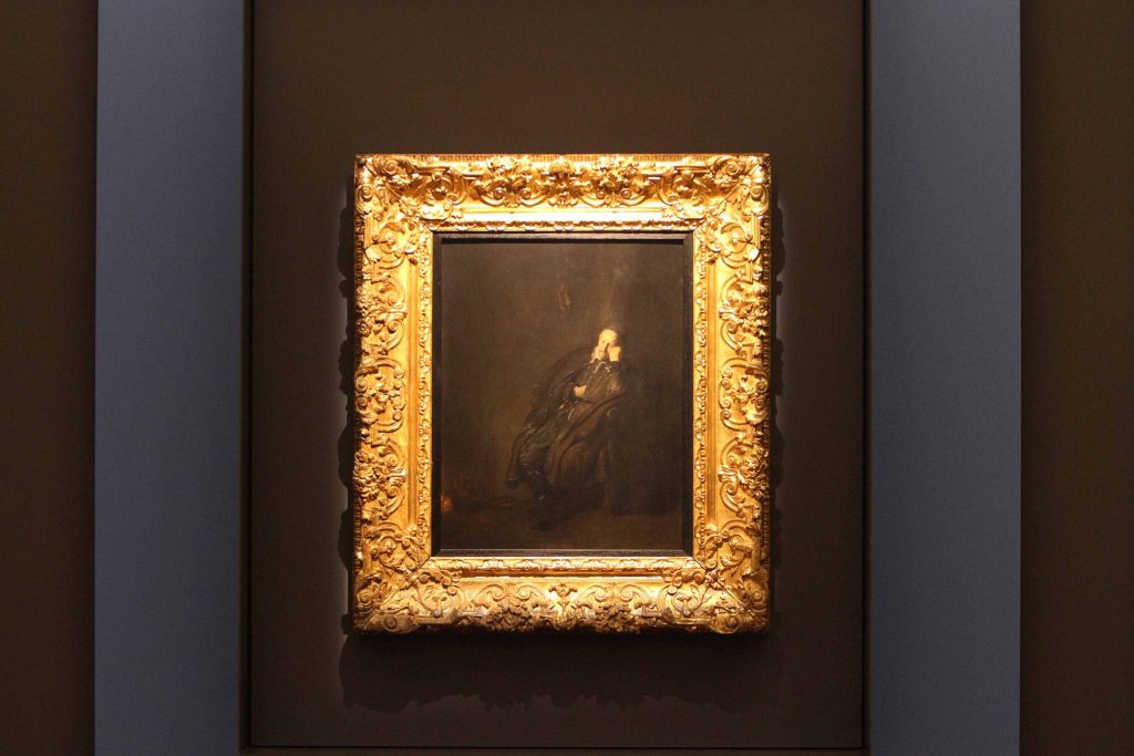 Rembrandt van Rijn - Ritratto di vecchio dormiente - 1629