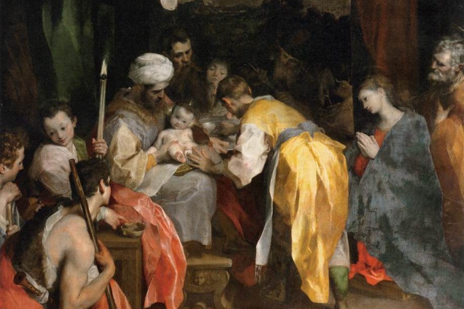La mostra di Federico Barocci a Urbino, La circoncisione, Roma, Galleria Borghese.