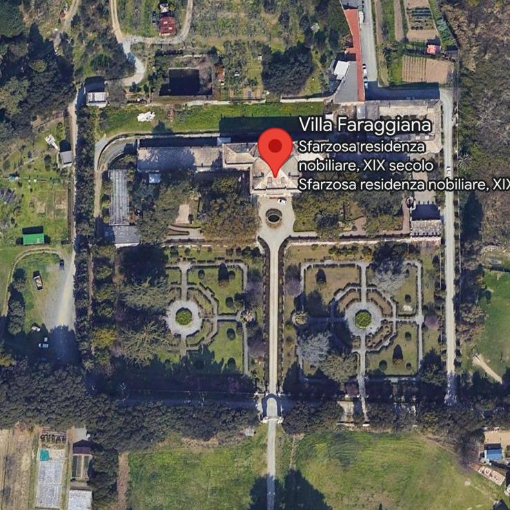 Google maps, Villa Faraggiana, Albissola Marina