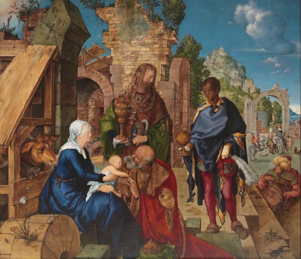 Albrecht Dürer, Adorazione dei Magi, particolare, Firenze, Galleria degli Uffizi @Studio Esseci