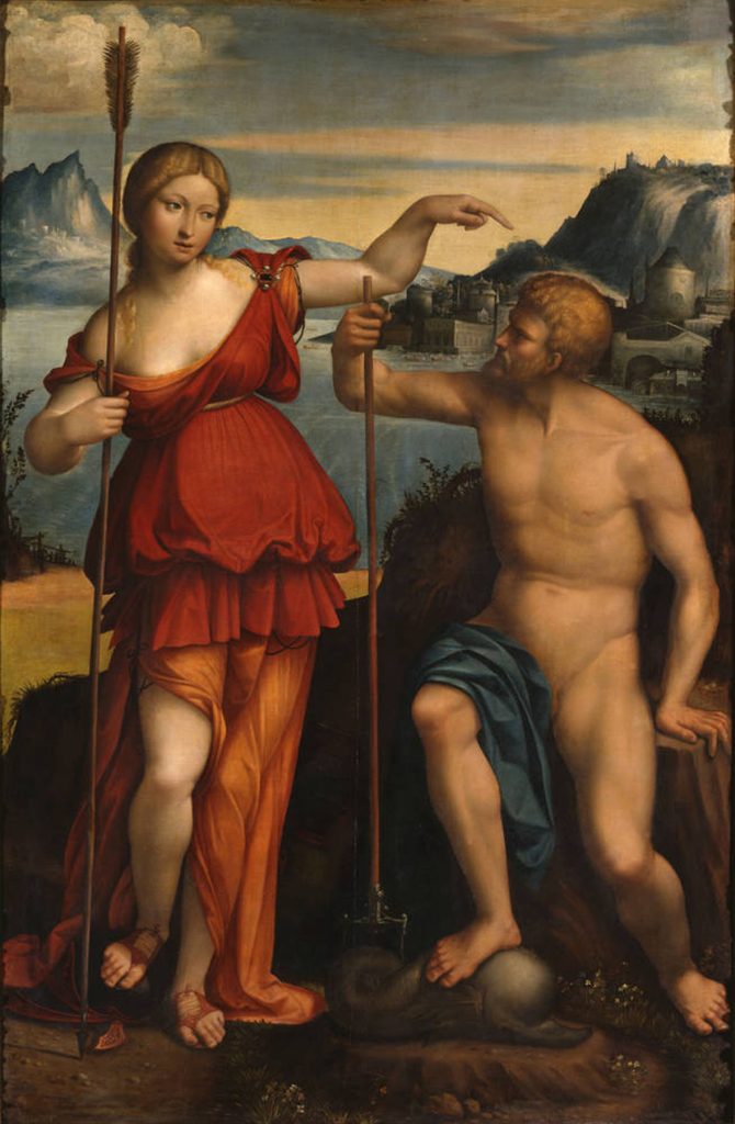 Garofalo: Minerva e Nettuno