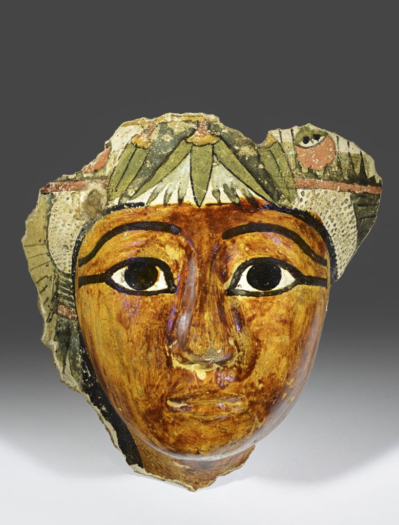 Maschera di mummia, 305 - 30 a.C.