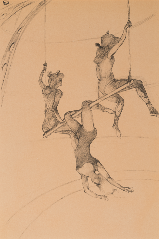 Henri de Toulouse-Lautrec, Il Circo – Trapezista, Litografia – Ed. 1905
Parigi (Francia)
